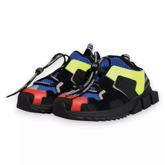 Dolce & Gabbana Mehrfarbige Mesh Sorrento Trekking Sneakers Schuhe - Image 2