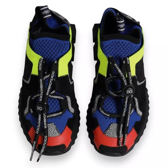 Dolce & Gabbana Mehrfarbige Mesh Sorrento Trekking Sneakers Schuhe - Image 3
