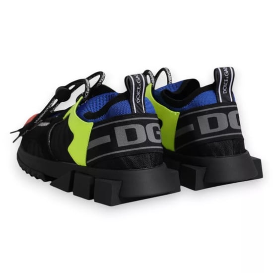Dolce & Gabbana Mehrfarbige Mesh Sorrento Trekking Sneakers Schuhe - Image 4