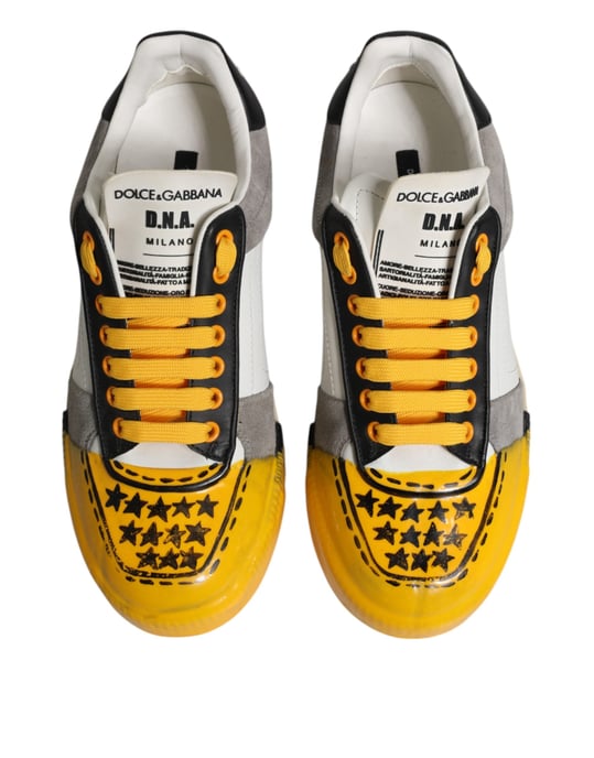 Dolce & Gabbana Mehrfarbige MIAMI Low Top Sneakers Schuhe - Image 3