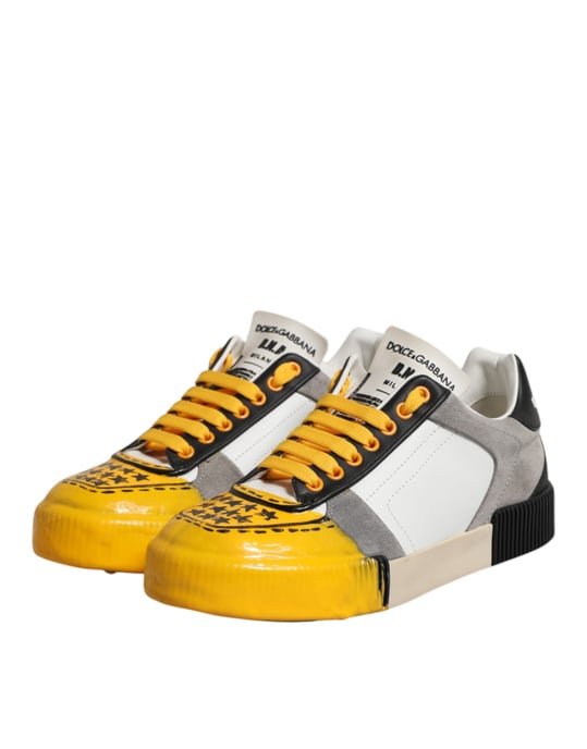 Dolce & Gabbana Mehrfarbige MIAMI Low Top Sneakers Schuhe - Image 4