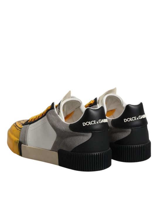 Dolce & Gabbana Mehrfarbige MIAMI Low Top Sneakers Schuhe - Image 5