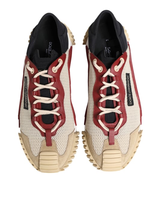 Dolce & Gabbana Multicolor Low Top NS1 Herren Sneaker Schuhe - Image 3