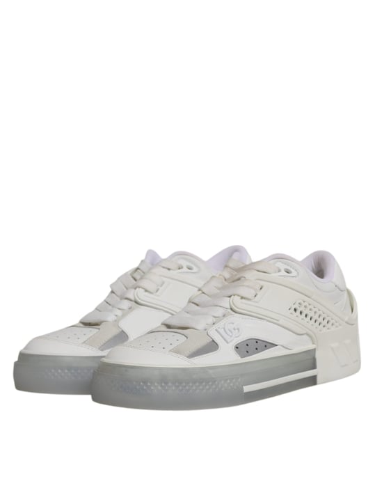 Dolce & Gabbana Weiße DG Logo CUSTOM 2.Zero Sneakers Schuhe - Image 4