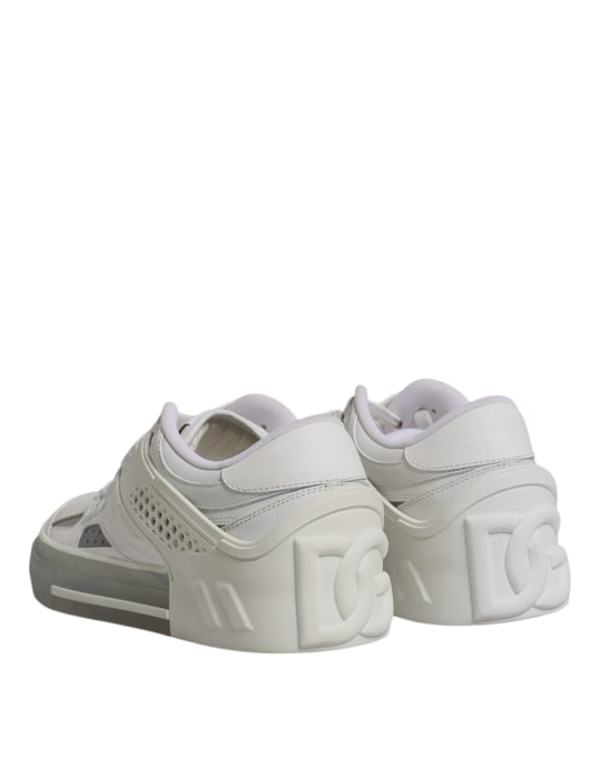 Dolce & Gabbana Weiße DG Logo CUSTOM 2.Zero Sneakers Schuhe - Image 5
