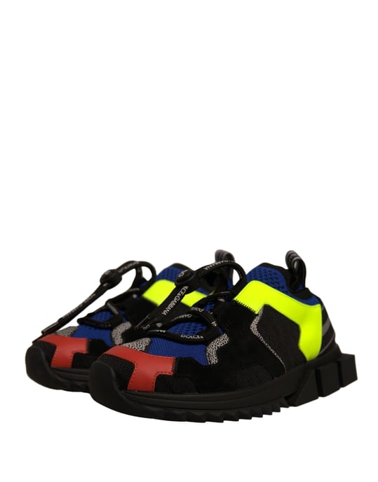Dolce & Gabbana Mehrfarbige Low Top Sorrento Sneakers Schuhe - Image 3