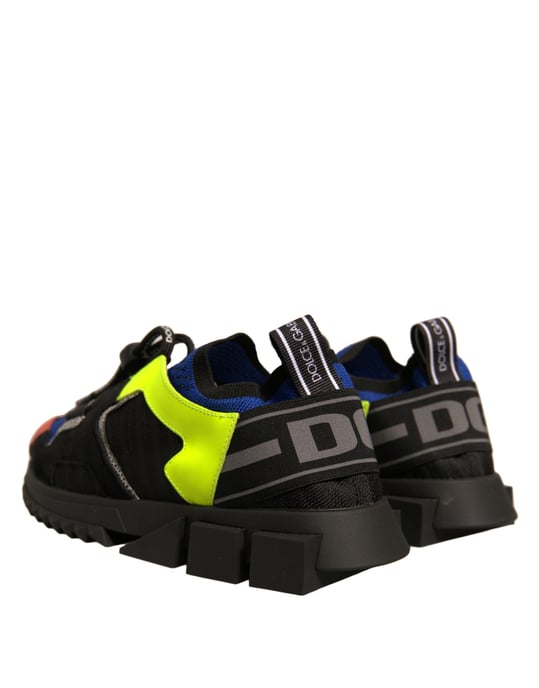 Dolce & Gabbana Mehrfarbige Low Top Sorrento Sneakers Schuhe - Image 4