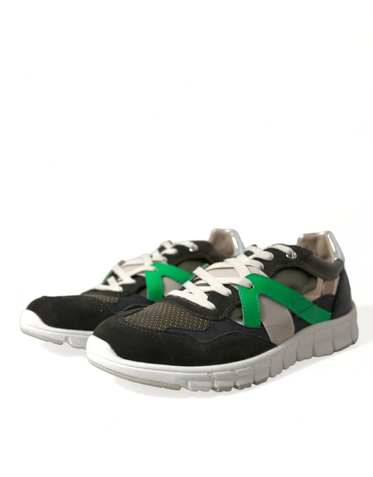 Dolce & Gabbana Multicolor Leder-/Suede Low‑Top Sneaker - Mehrfarbig - Image 3