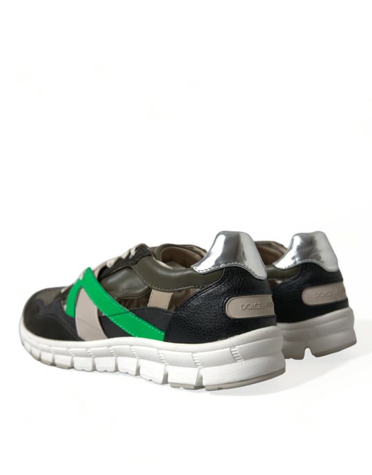 Dolce & Gabbana Multicolor Leder-/Suede Low‑Top Sneaker - Mehrfarbig - Image 4