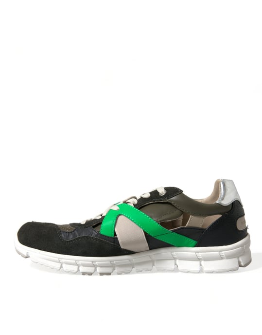 Dolce & Gabbana Multicolor Leder-/Suede Low‑Top Sneaker - Mehrfarbig - Image 5