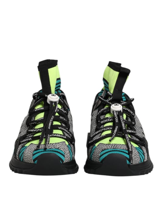 Dolce & Gabbana Mehrfarbige Sorrento Socken Herren Sneaker Schuhe - Image 2