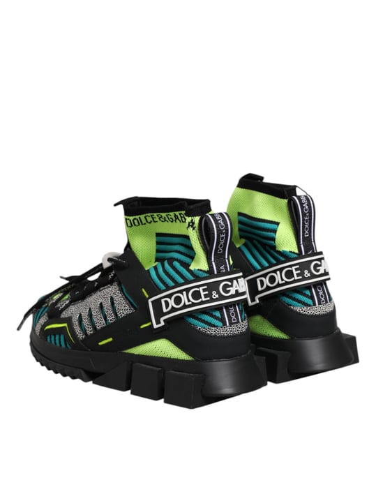 Dolce & Gabbana Mehrfarbige Sorrento Socken Herren Sneaker Schuhe - Image 5