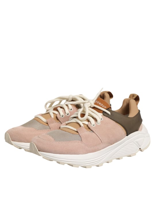 Dondup Mehrfarbige Wildleder Niedrigschnitt Damen Sneakers Schuhe - Image 4