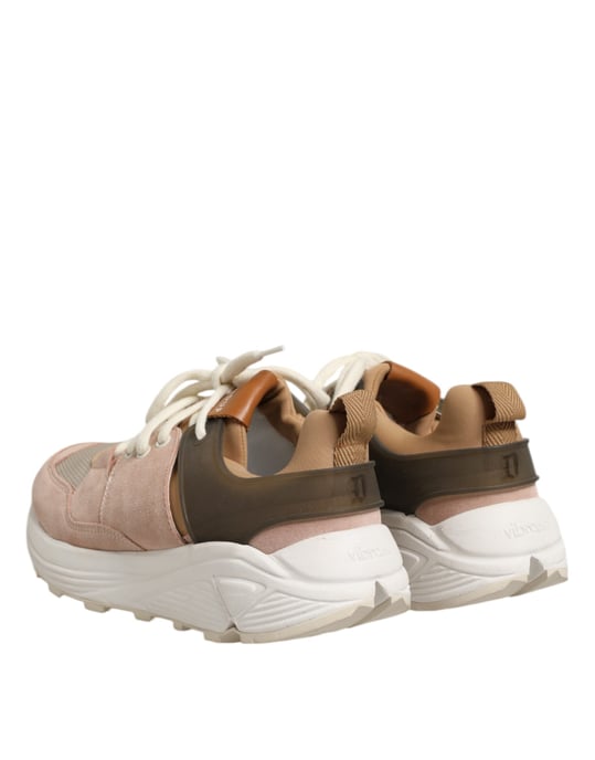 Dondup Mehrfarbige Wildleder Niedrigschnitt Damen Sneakers Schuhe - Image 5
