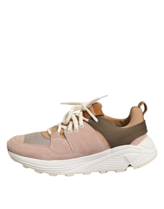 Dondup Mehrfarbige Wildleder Niedrigschnitt Damen Sneakers Schuhe - Image 6