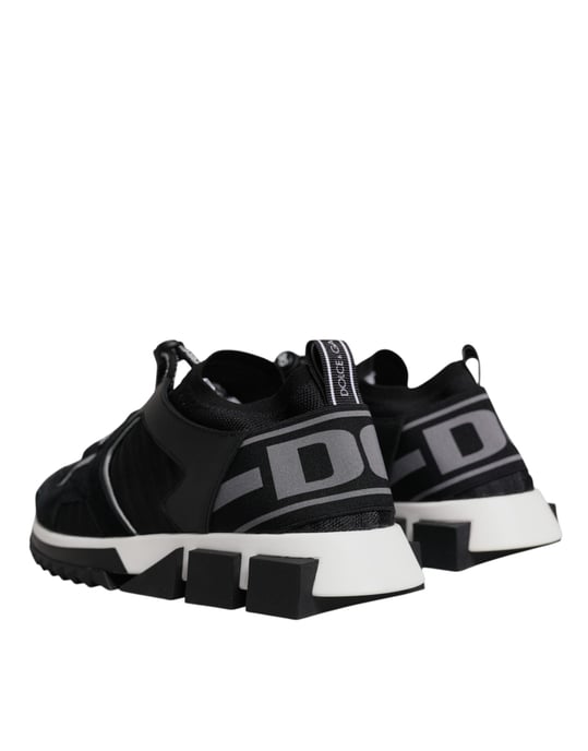 Dolce & Gabbana Schwarze Netz Sorrento Trekking Sneaker Schuhe - Image 4