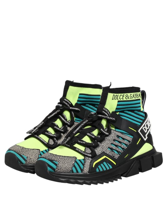 Dolce & Gabbana Mehrfarbige Sorrento Socken Herren Sneakerschuhe - Image 4