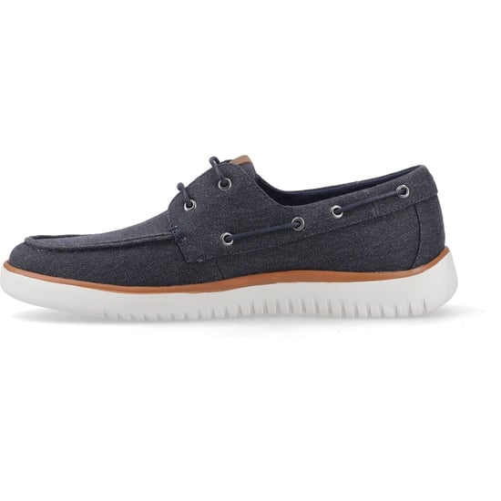 Hush Puppies Daniel Canvas Segelschuhe für Herren in Marineblau - Image 4