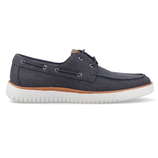 Hush Puppies Daniel Canvas Segelschuhe für Herren in Marineblau - Image 5