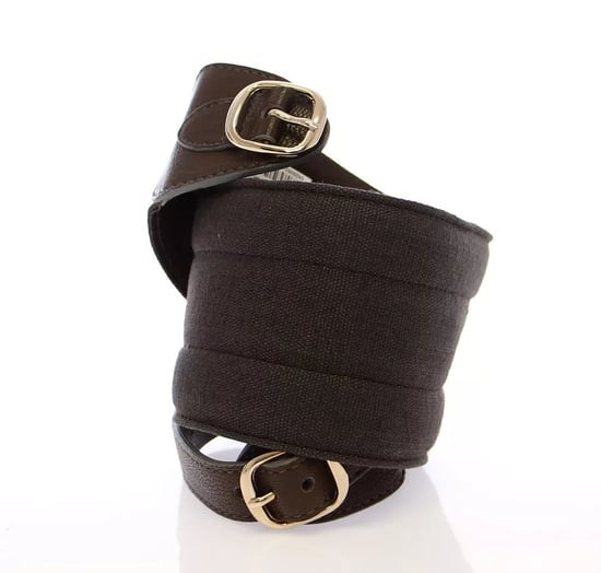 Dolce & Gabbana Brauner D&G Leder Leinen Logo Gürtel - Image 3