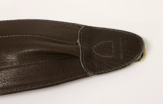 Dolce & Gabbana Brauner D&G Leder Leinen Logo Gürtel - Image 4