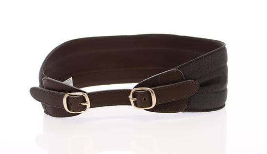 Dolce & Gabbana Brauner D&G Leder Leinen Logo Gürtel - Image 5