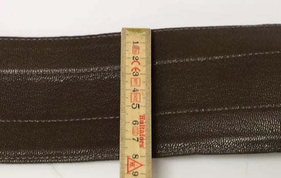 Dolce & Gabbana Brauner D&G Leder Leinen Logo Gürtel - Image 6