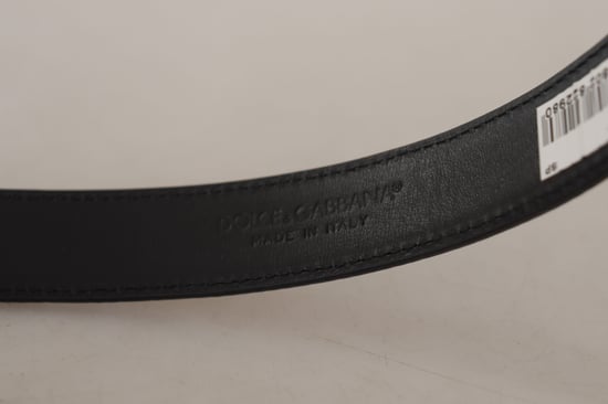 Dolce & Gabbana Brauner Leder Gürtel mit Leopardenmuster und bronzefarbener Metallschnalle - Image 6