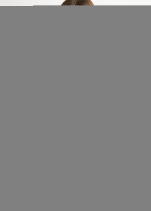 Schokoladenfarbenes gerafftes Jersey Midikleid mit langen Ärmeln - Image 2