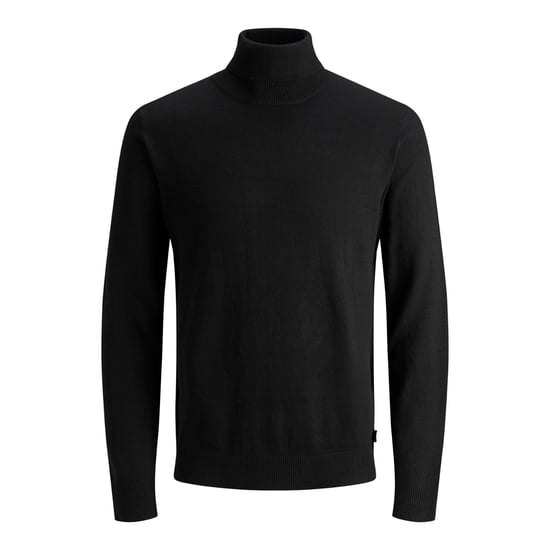 Jack & Jones Pullover Emil Strick Rollkragen Schwarz - Image 5