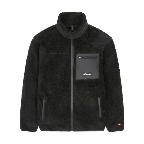 Ellesse - "Este" Fleecejacke für Herren, Durchgehender Reißverschluss (Schwarz) - Image 1
