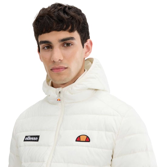 Ellesse Herren Lombardy gep padded Jacket (Off White) - Image 3