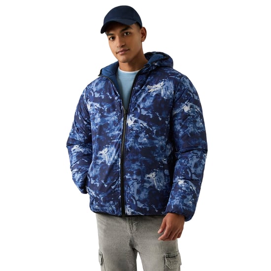 Reebok - Steppjacke für Herren, wendbar (Blau) - Image 3