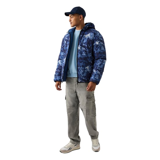Reebok - Steppjacke für Herren, wendbar (Blau) - Image 6
