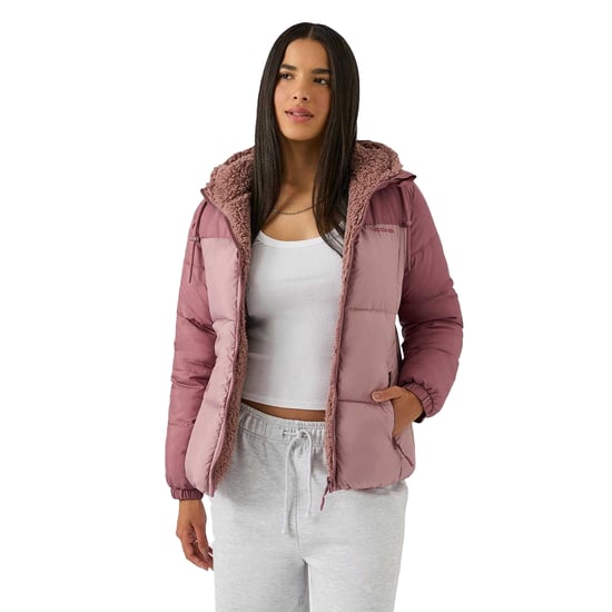 Reebok - Steppjacke für Damen, wendbar, Teddy (Graurosa) - Image 3