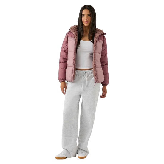 Reebok - Steppjacke für Damen, wendbar, Teddy (Graurosa) - Image 4