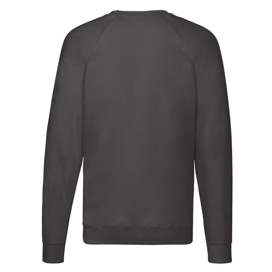 Fruit of the Loom - Sweatshirt für Herren/Damen Unisex Raglanärmel (Hellgrau) - Image 2