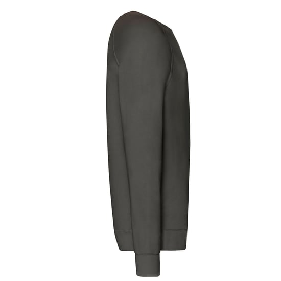 Fruit of the Loom - Sweatshirt für Herren/Damen Unisex Raglanärmel (Hellgrau) - Image 3