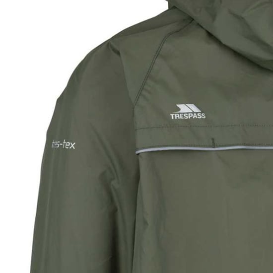 Trespass Unisex Regenjacke Qikpac X (Moosgrün) - Image 4