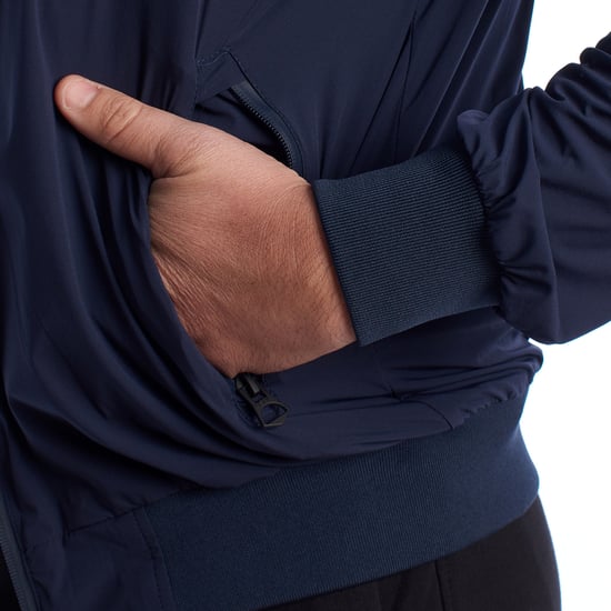 Herren Winddichte Jacke mit Reißverschluss 67476 - Image 3
