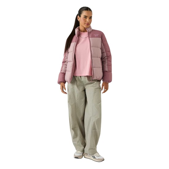 Reebok - Steppjacke für Damen, wendbar (Graurosa) - Image 3