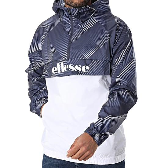 Ellesse - "Fiorisa" Windrunner Jacke für Herren (Marine/Weiß) - Image 4