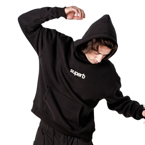 Superb Oversized Hoodie mit voluminöser Kapuze Hexaline SPRB6500 - Schwarz - Image 4