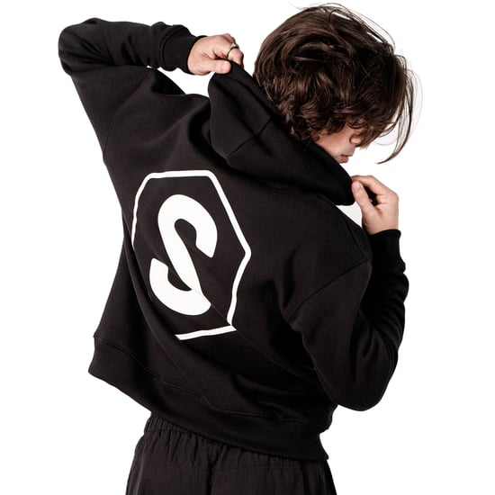 Superb Oversized Hoodie mit voluminöser Kapuze Hexaline SPRB6500 - Schwarz - Image 5