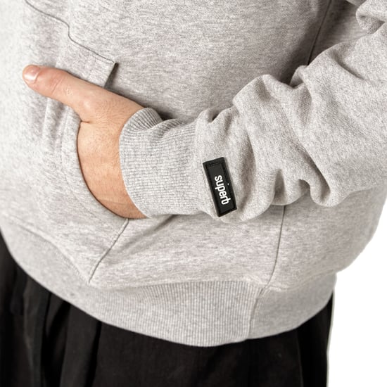 Herren Oversized Hoodie mit Pufferkapuze Hexaline SPRB6500 - Image 5