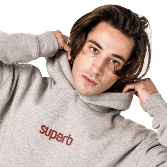 Herren Oversized Hoodie mit Pufferkapuze Hexaline SPRB6500 - Image 6