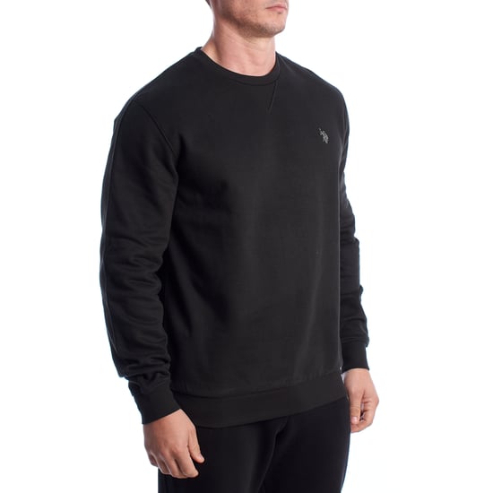 U.S. Polo Assn Herren-Sweatshirt mit Rundhals, Modell US40187021 - Schwarz - Image 3