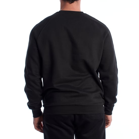U.S. Polo Assn Herren-Sweatshirt mit Rundhals, Modell US40187021 - Schwarz - Image 4