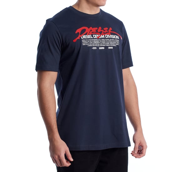 Herren Kurzarm Baumwoll T-Shirt A19700_RHQBG - Image 3