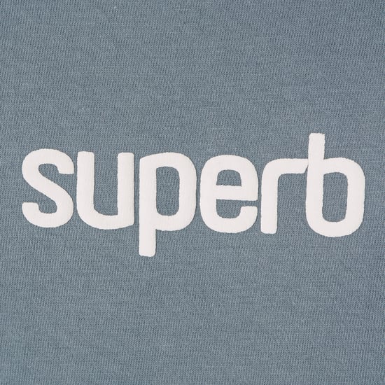 Herren Oversized Baumwoll Kurzarm T-Shirt Little Core Puffy SPRB3500 - Image 4